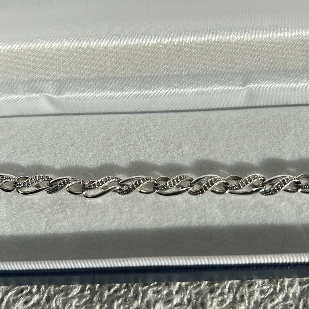 Diamond Infinity Bracelet - Picture 3 of 7